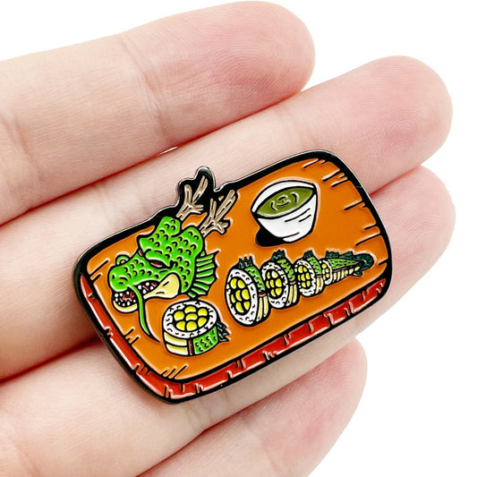 Dragon Ball Shenron Sushi Funny Magnet Pin