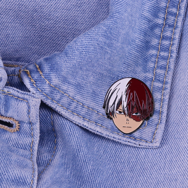 My Hero Academia Character Shoto Todoroki Pin