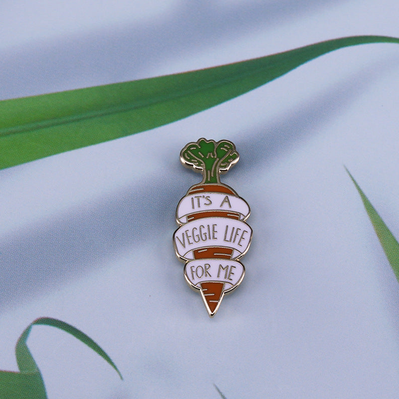 It'S A Veggie Life For Me Pin