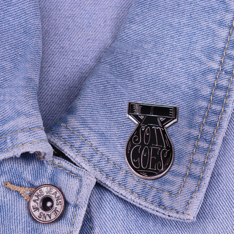 Literature Sacred Spell Black Pin
