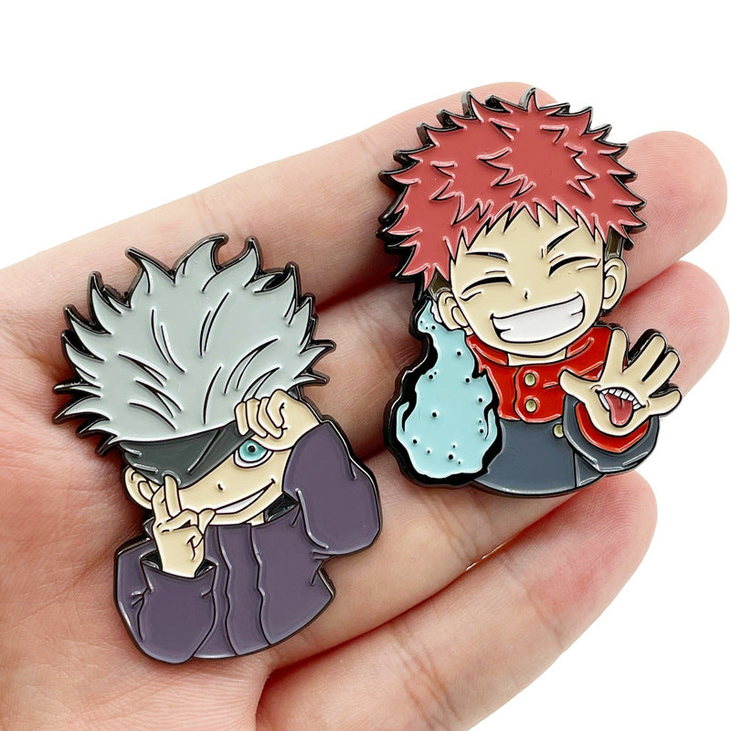 Jujutsu Kaisen Gojo Satoru Yuji Itadori Accessories Pin