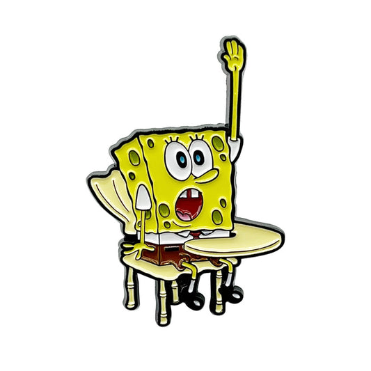 SpongeBob Raises Hand Pin
