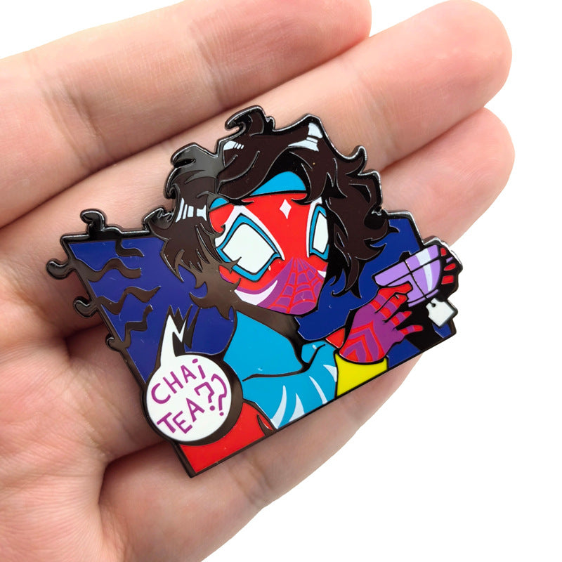 Spider-Man: Across the Spider-Verse Miles Morales Gwen 2099 Hobie Brown Pin