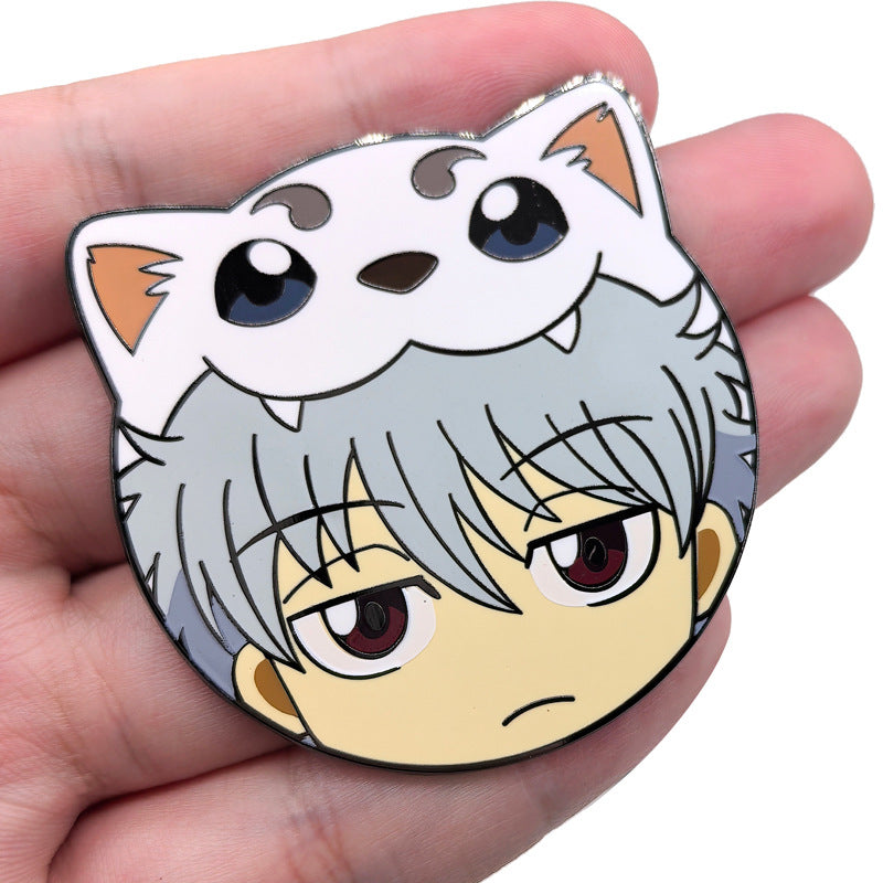 Gintama Gintoki Kagura Okita Hijikata Pin
