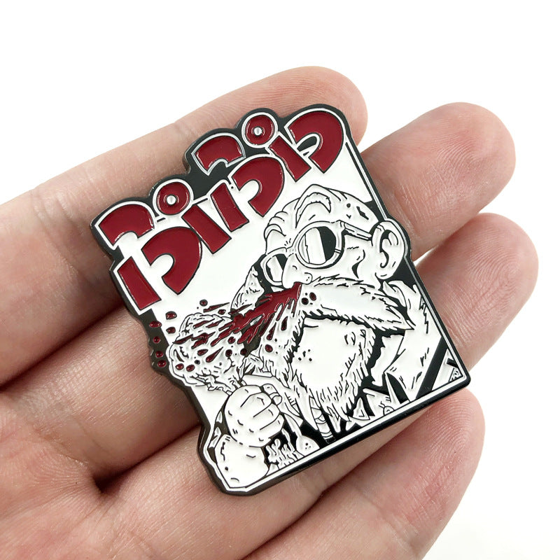 Master Roshi Nosebleed Funny Dragon Ball Pin