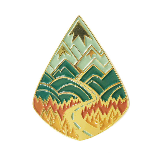 Mountain Scenery Tour Pin
