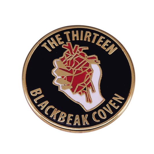 The Thirteenth Black Beak Wizard Troupe Glass Throne Pin