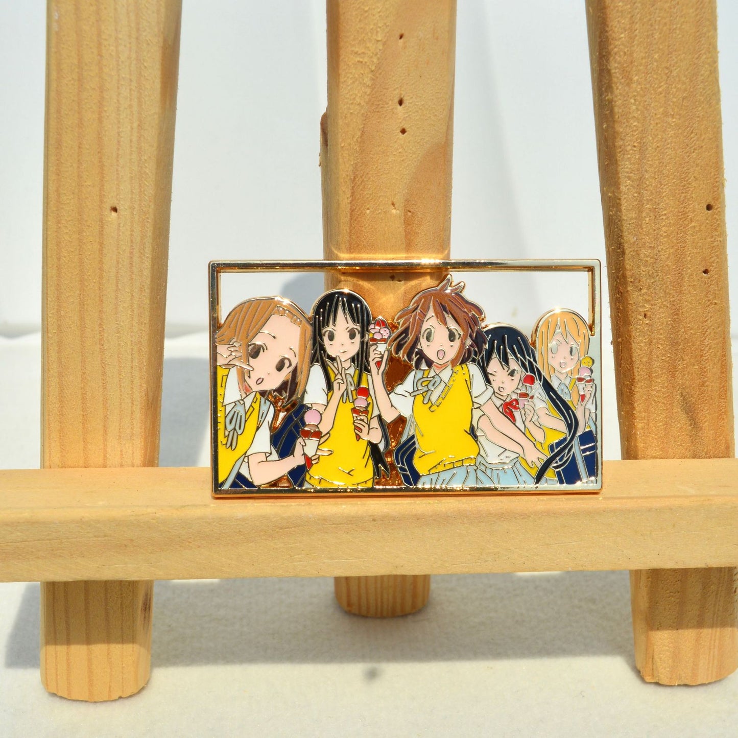 K-On! Yui Hirasawa, Mio Akiyama, Tsumugi Kotobuki, Ritsu Tainaka, Azusa Nakano Pin