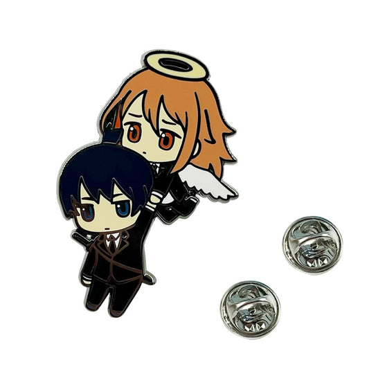 Chainsaw Man Aki Hayakawa and Angel Devil Pin