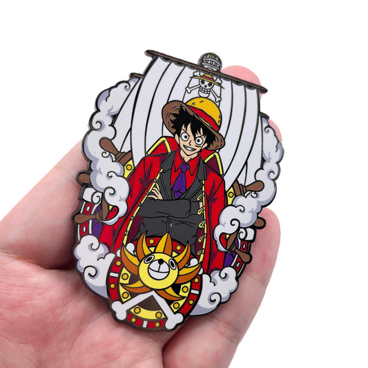 One Piece: Luffy in Suit Pin