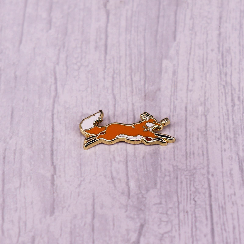 Red Little Fox Pin