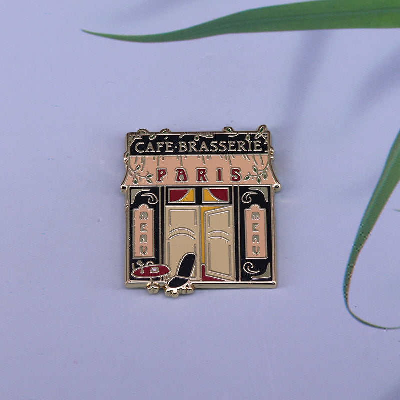 Paris Café Pin
