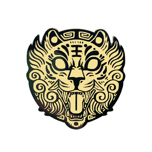 Luminous Tiger Head Cartoon Year of the Tiger Accessories Pin