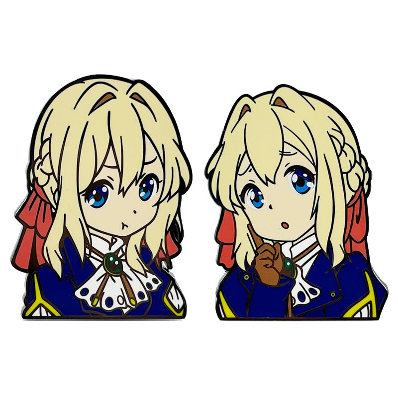 Violet Evergarden Cute Cartoon Violet Evergarden Pin