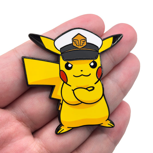 Captain Pikachu Pin