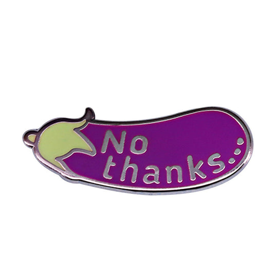 Rejected Eggplant Pin
