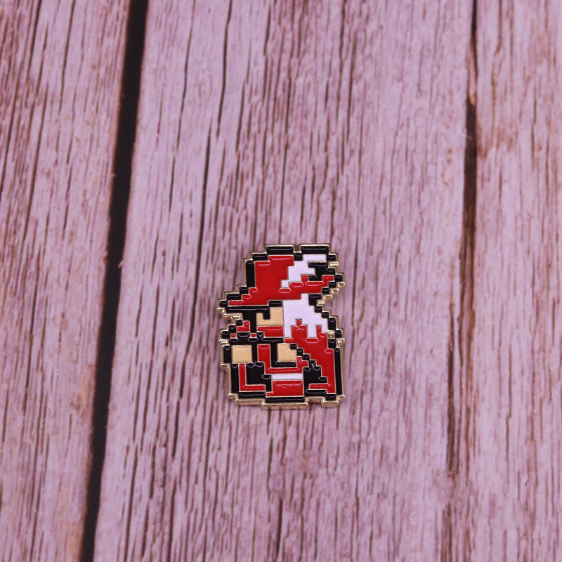 Final Fantasy Red Mage 8-Bit Pixel Game Pin