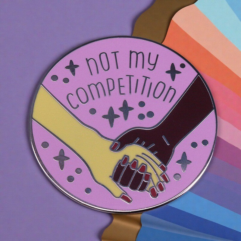 Not My Rival - Feminist Twinkling Star Pin