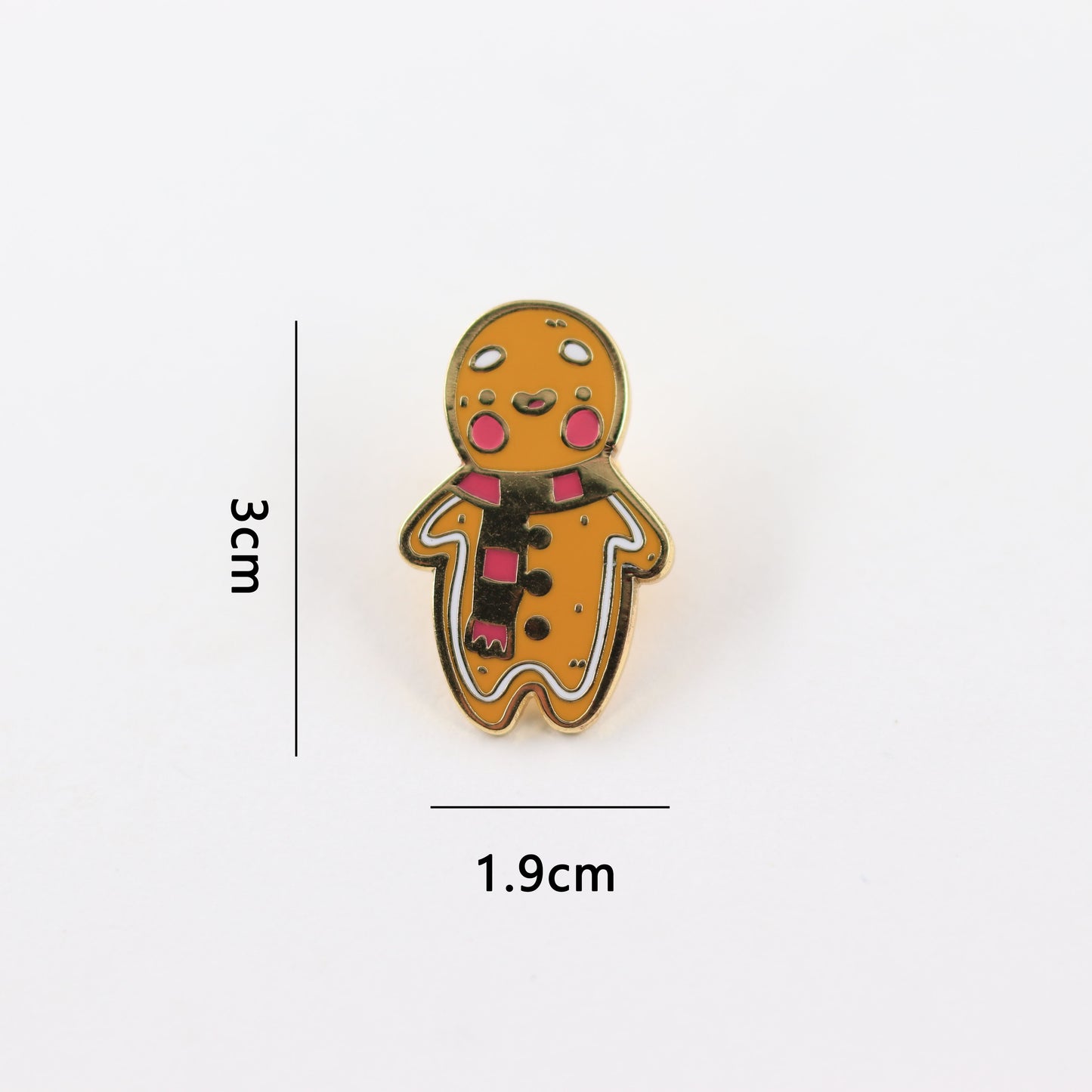 Gingerbread Man And Woman Fun Pin