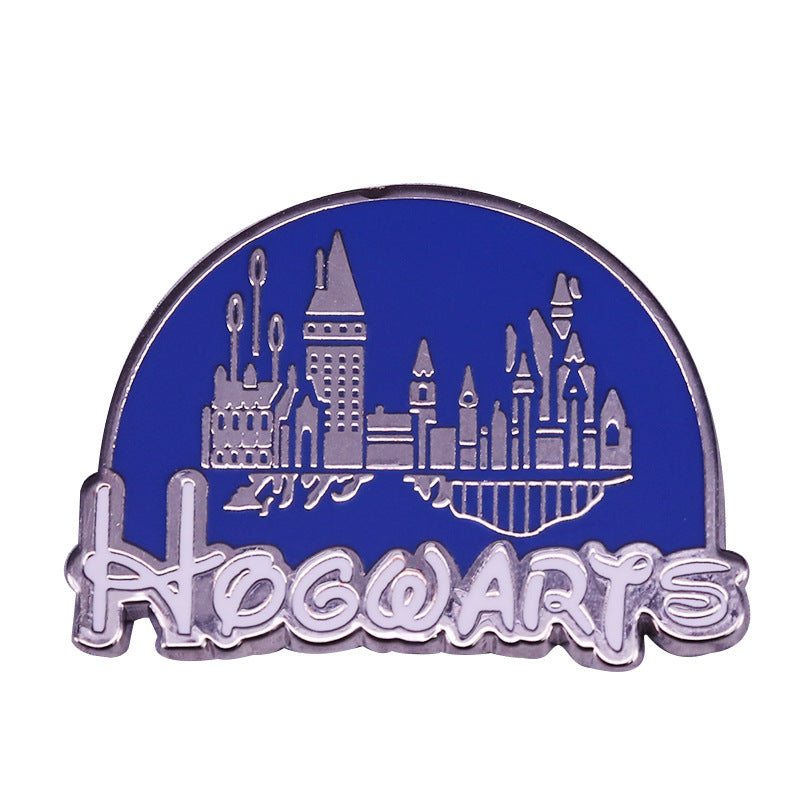 front view of Harry Potter Hogwarts School Of Witchcraft And Wizardry Pin