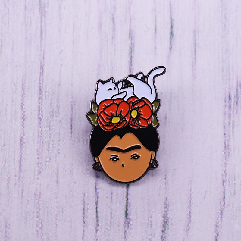 Frida Cat Pin