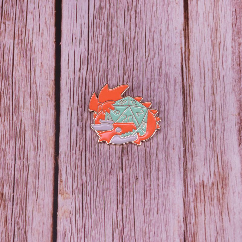 Dungeons & Dragons D20 Game Pin