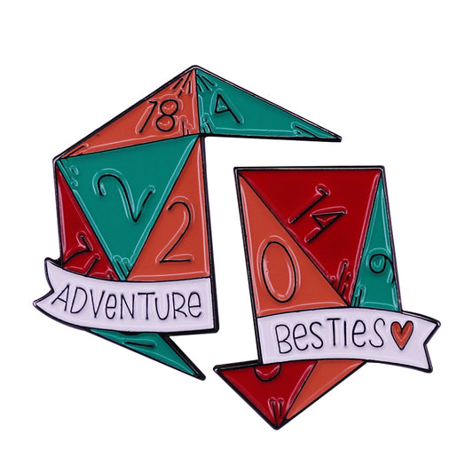 Dungeons & Dragons D20 Dice Pin