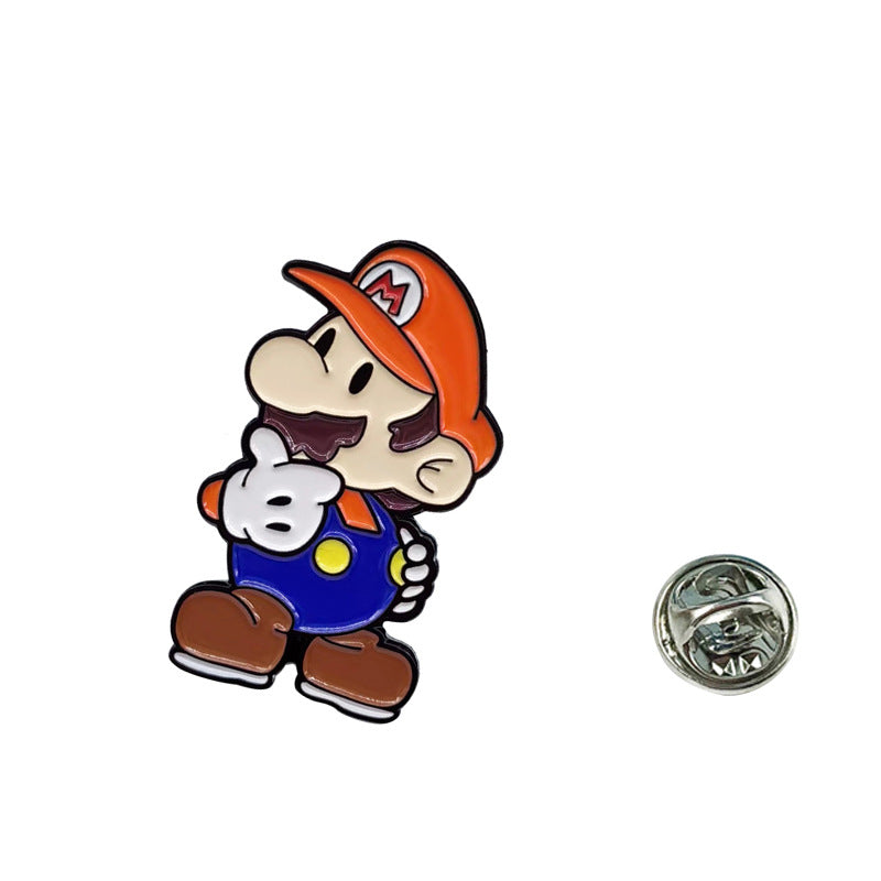 Mario Cartoon Pin