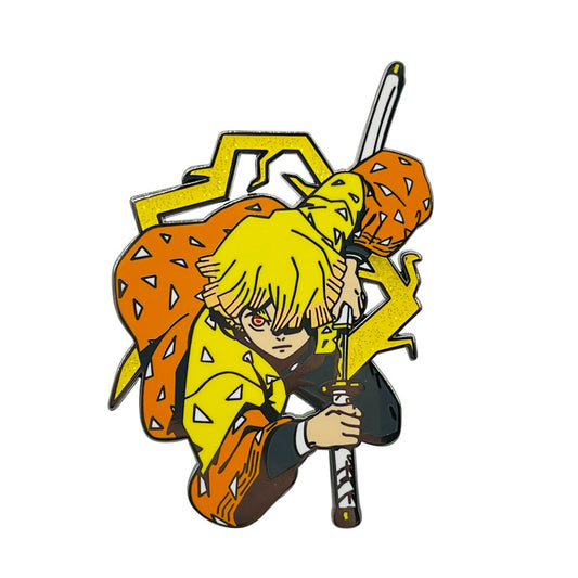 Demon Slayer: Kimetsu no Yaiba - Zenitsu Agatsuma Thunderclap and Flash Pin
