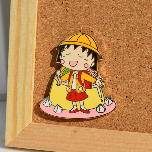 Chibi Maruko-chan Pudding Cake Maruko Pin
