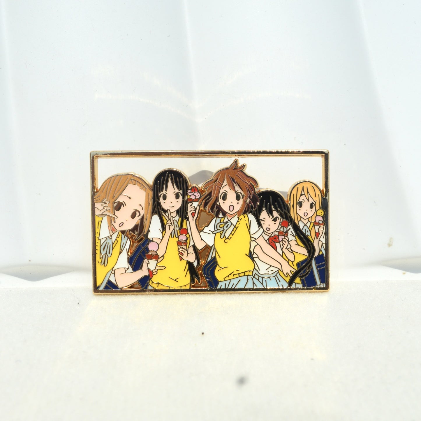 K-On! Yui Hirasawa, Mio Akiyama, Tsumugi Kotobuki, Ritsu Tainaka, Azusa Nakano Pin