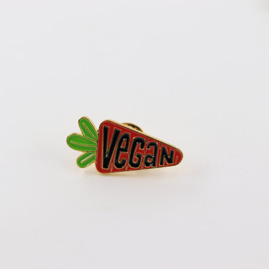 Vegetarian Carrot Instagram Fun Pin