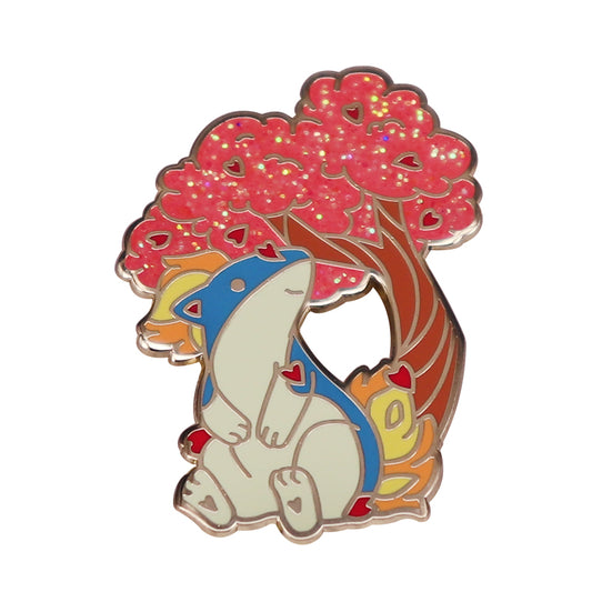 Hamster Under The Bonsai Tree Pin
