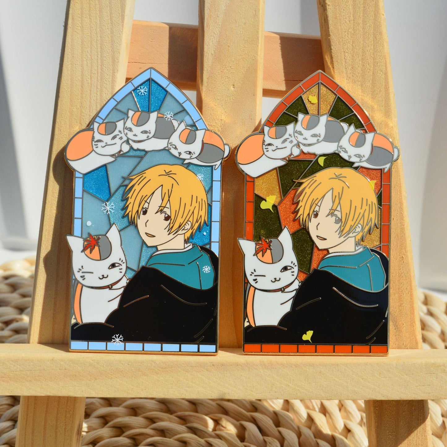 Natsume's Book of Friends Natsume Takashi Nyanko-sensei Pin