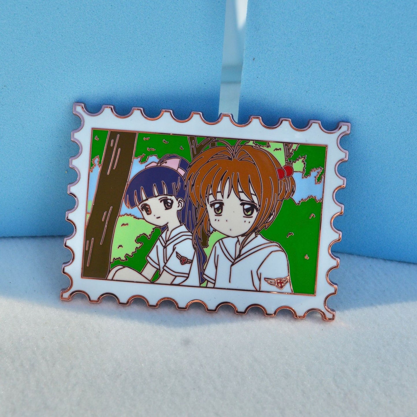 Cardcaptor Sakura Sakura Tomoyo Group Photo Pin