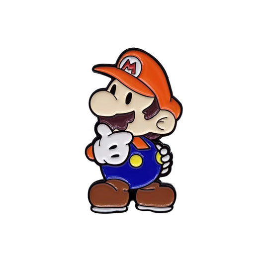Mario Cartoon Pin