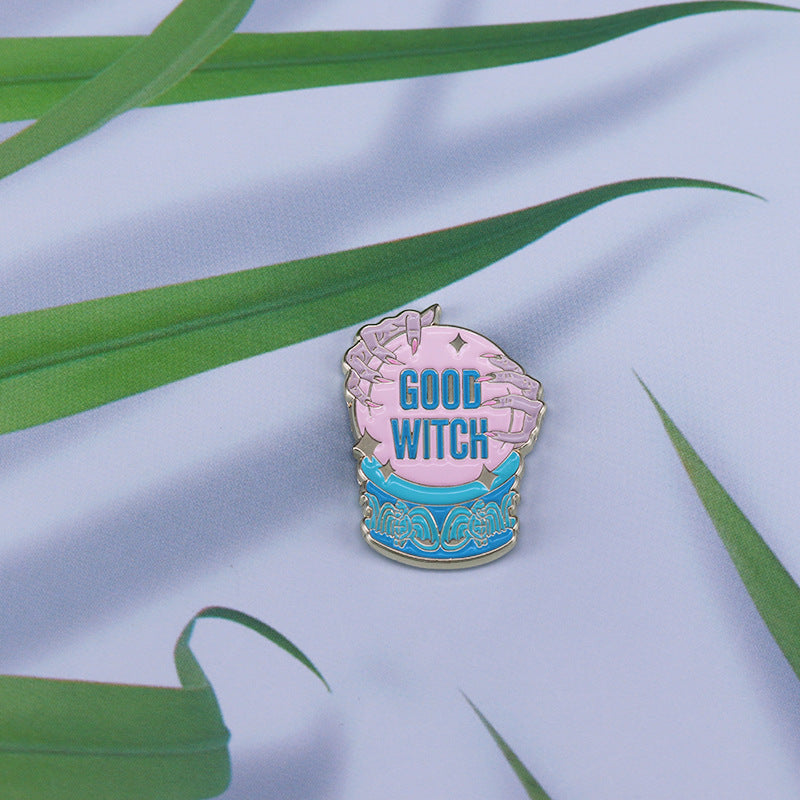 The Wizard Of Oz Good Witch Crystal Ball Pin