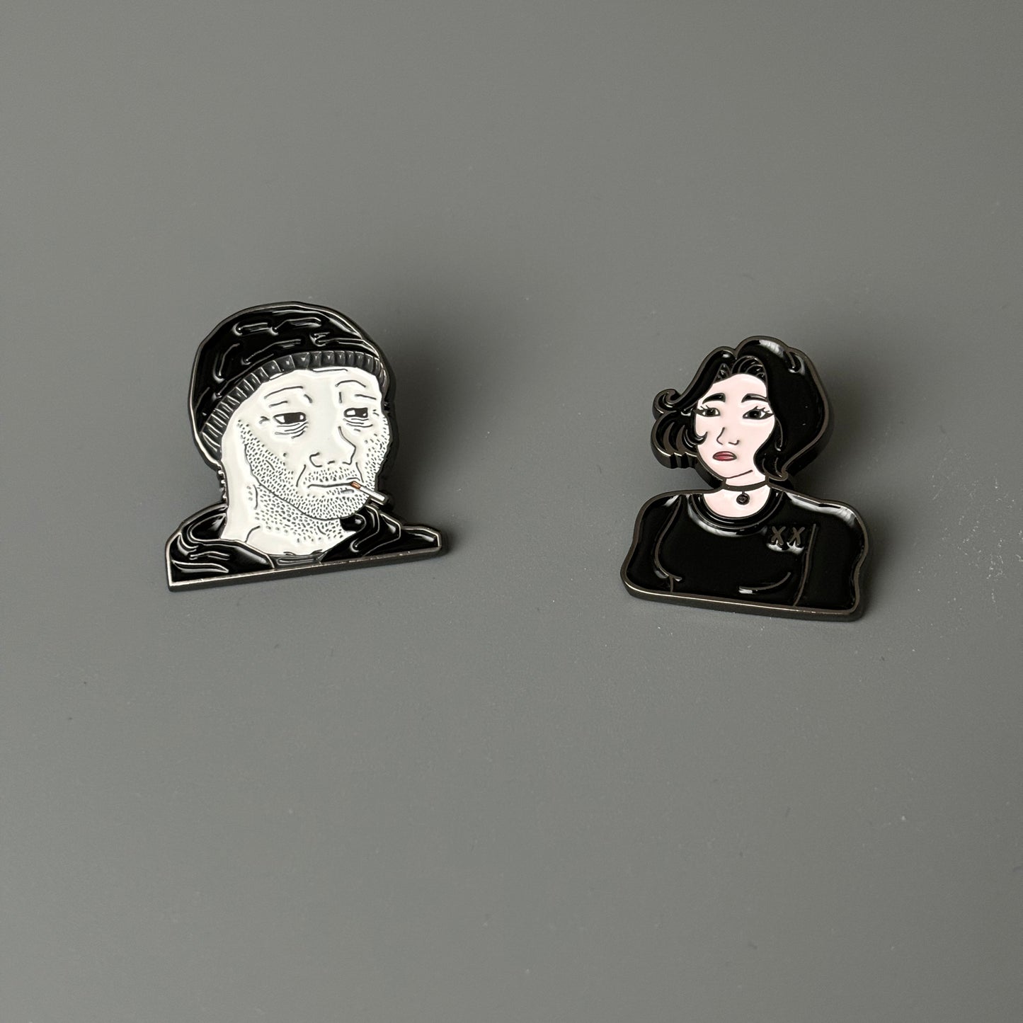 Doomer Girl Post-Punk Pin