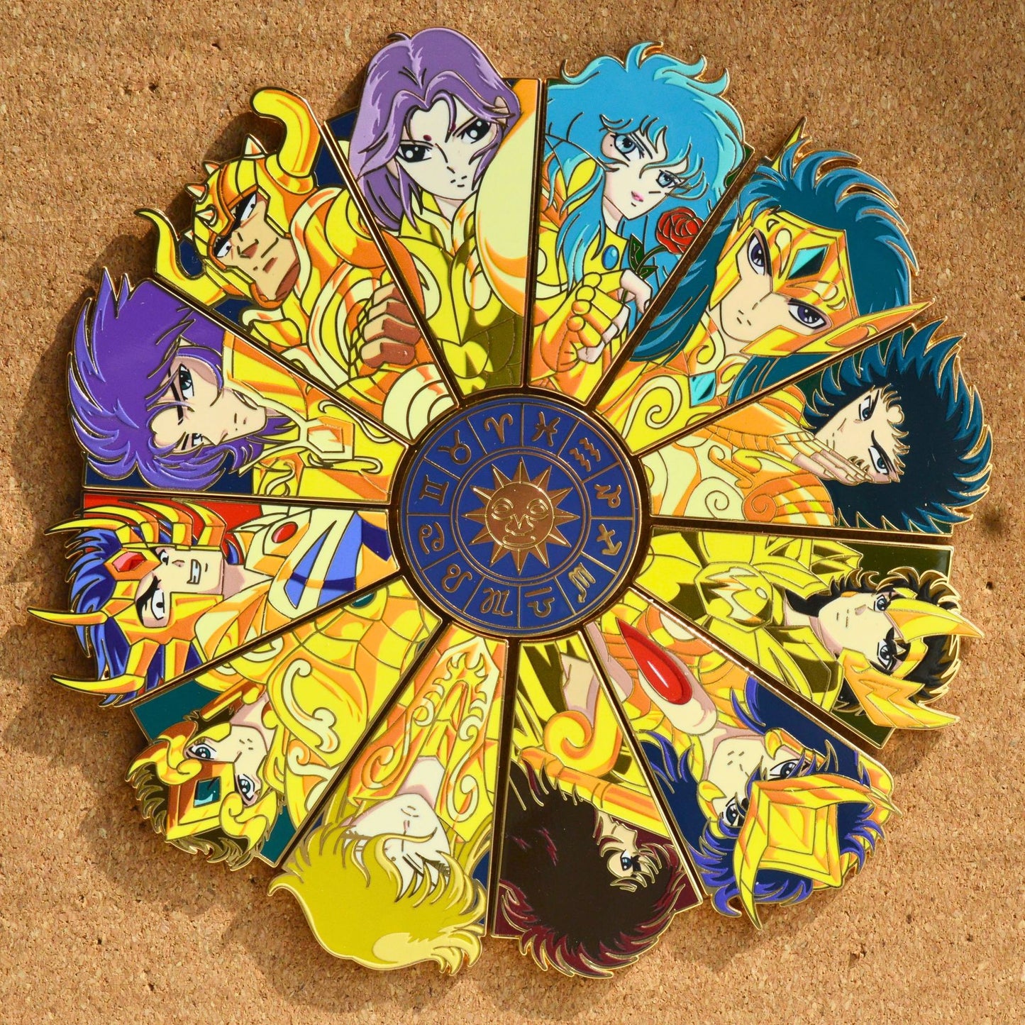 Saint Seiya: Knights of the Zodiac - Gold Twelve Palaces Pin