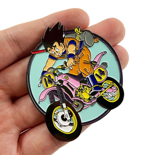 Dragon Ball Goku Motorcycle Cartoon Fan Gift Accessory Pin