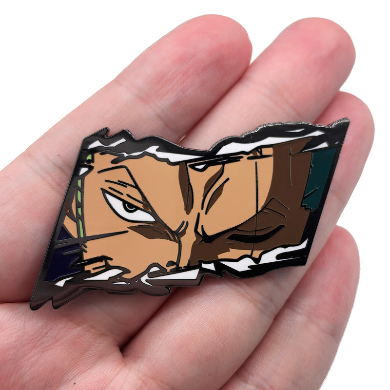 One Piece Luffy Zoro Pin