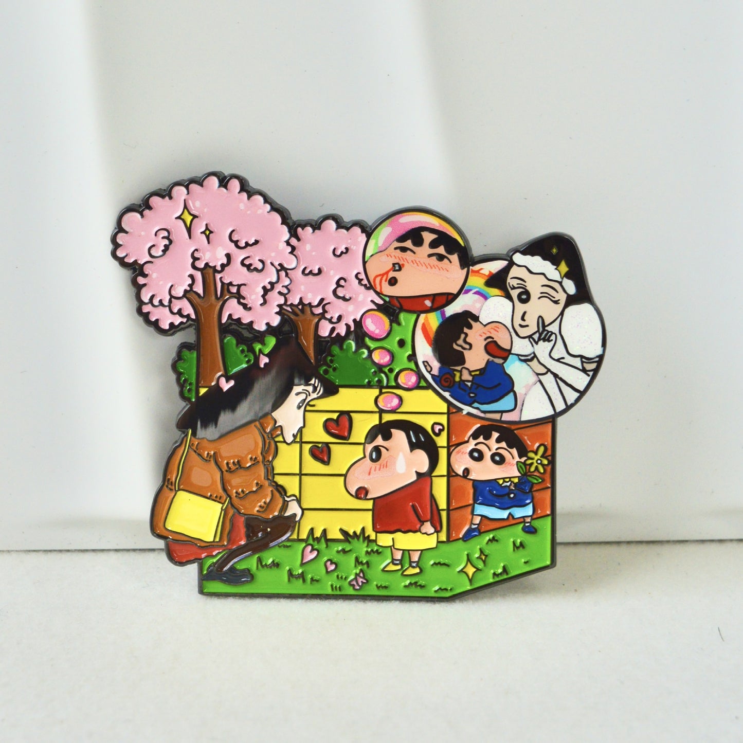 Crayon Shin-chan: Shin-chan and Nanako's First Encounter Pin