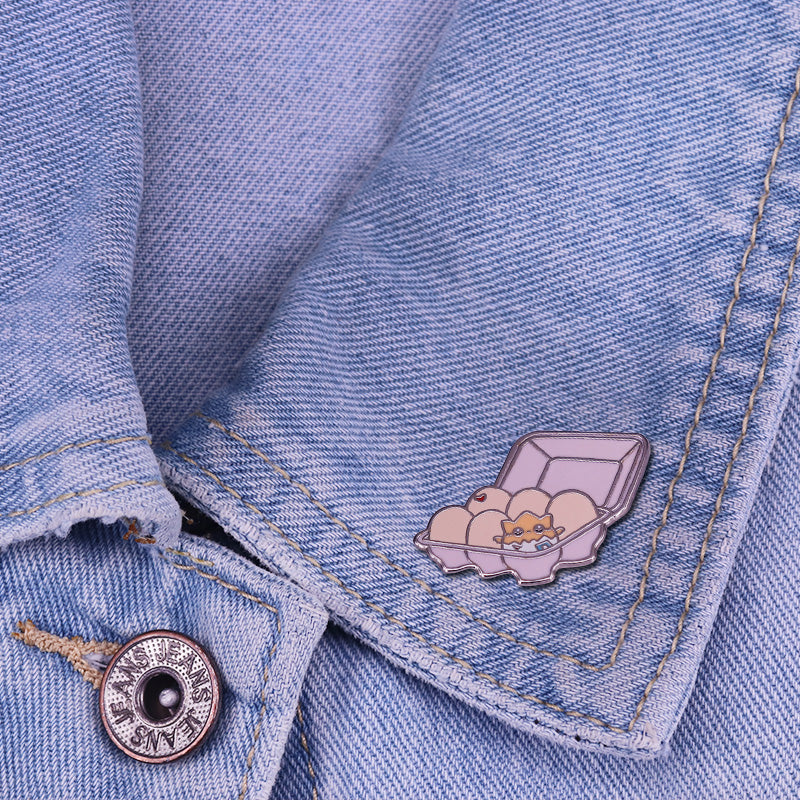 Pokemon Inspired Togepi Egg Box Pin