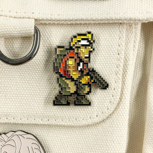 Metal Slug Marco Pixel Game Pin
