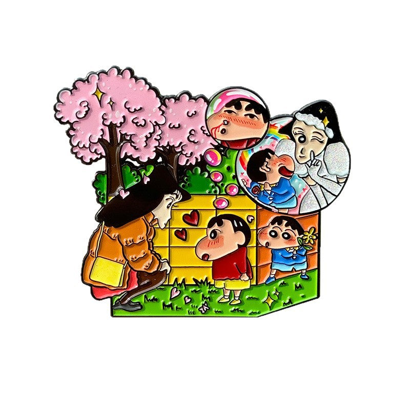 Crayon Shin-chan: Shin-chan and Nanako's First Encounter Pin