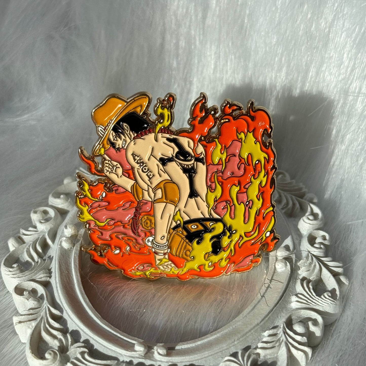 One Piece Ace Pin