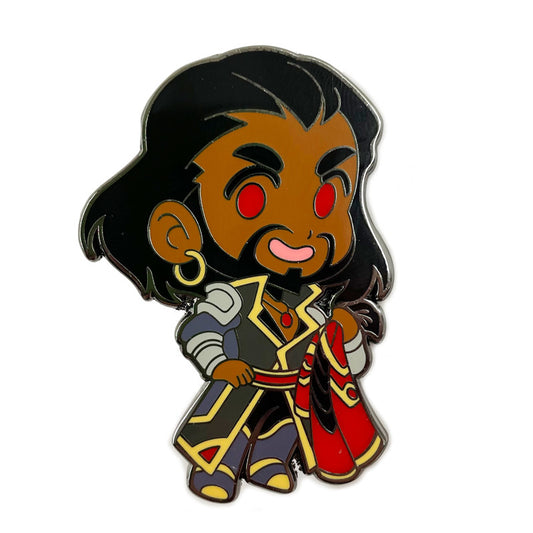 World of Warcraft: Wrathion and Anduin Game Black Dragon Prince Pin