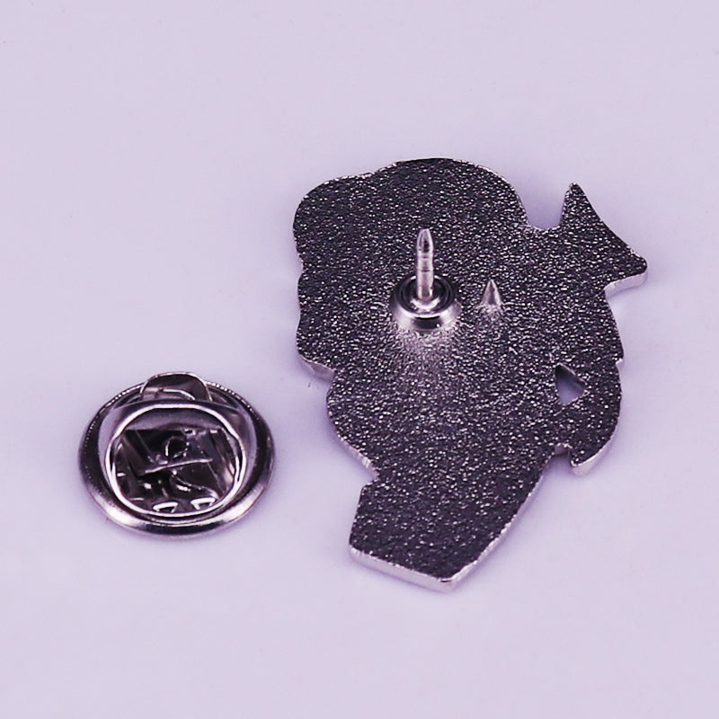 Pixar Paper Man Girl Gives You My Love Pin
