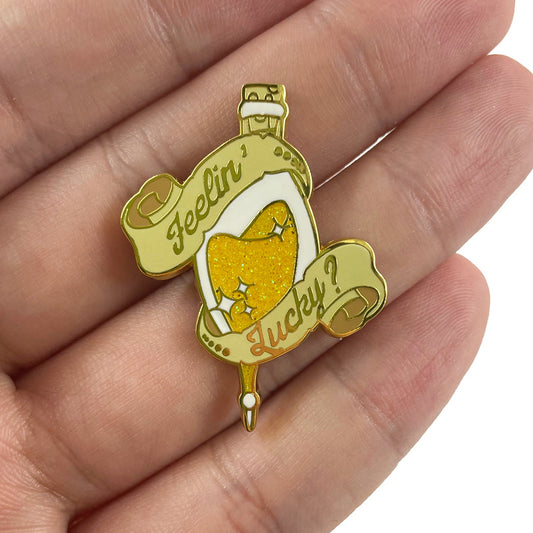 Magic Potion Felix Felicis Glitter Pin