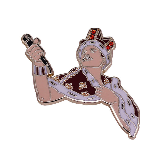 Freddie Mercury And Queen Rock Band Pin